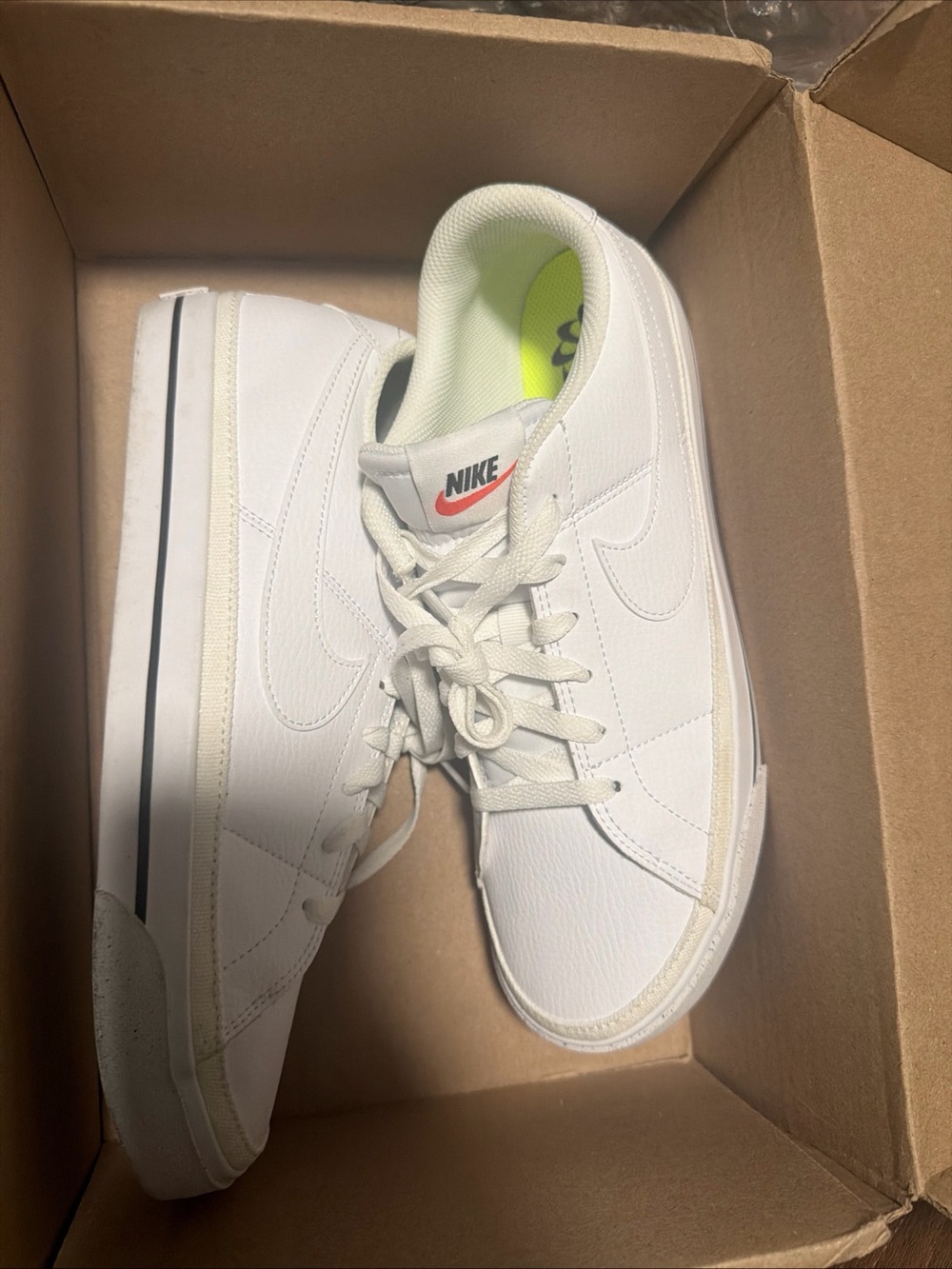 Women’s Leather Nike Court, Legacy Size 10